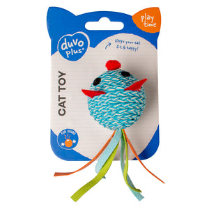 Duvo+ Jolly Blue Ball Mouse Blue - 13X4,5X5cm