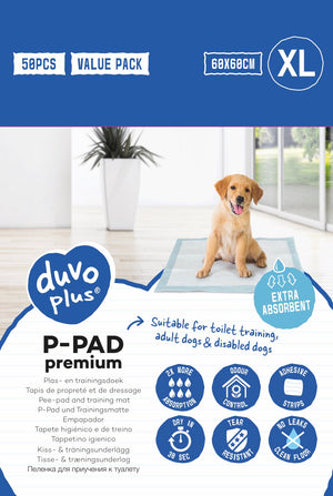 Duvo+ Pet Pad Premium Value Pack XL-60x60cm 50pcs