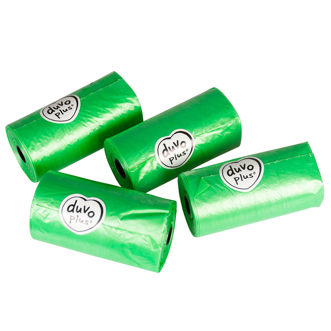 Duvo+ Poo Bags Eco Biodegradable 20St - Display Green