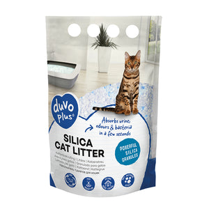 Duvo+ Premium Silica Cat Litter 16L - Unscented