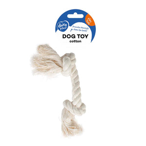 Duvo+ Tug Toy Knotted Rope 35Cm White