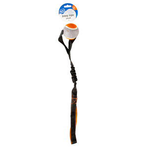 Duvo+ Tug 'N Play Ball 55X8X6cm Orange/Grey
