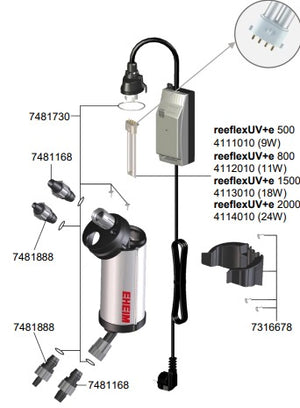 EHEIM Reeflex UV+e 800 UV-Steriliser
