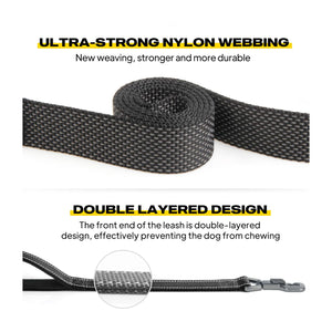 Fida Heavy Duty Dog Leash - 5ft - yellow