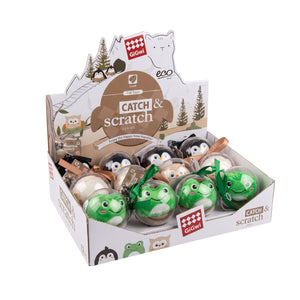 GiGwi eco line Hemispherical Tumbler Toy with Catnip – Mixed (12pcs)