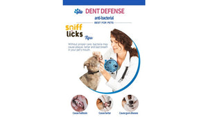 Gnawlers 3"Dent Defense Antibacterial For Dogs 7pcs/pack (105g)