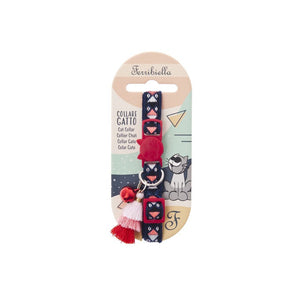 Bohemian Cat Collar – Red