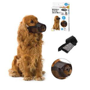 Imac Nylon Muzzle with Net 22-34cm, Size - XL
