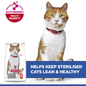 Hill’s Science Plan Sterilised Cat Adult Cat Food With Salmon (10kg)