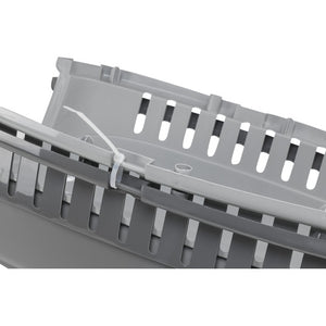 Moderna Road Runner Metal Door Carrier 48.6 x 32.3 x 30.3 cm-Grey
