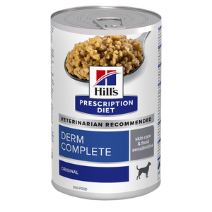 Hill’s Prescription Diet Derm Complete Dog Wet Food (12x370g)