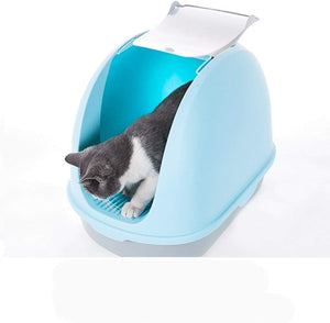 Pado Portable Cat Litter Box 56*39*42cm-Blue