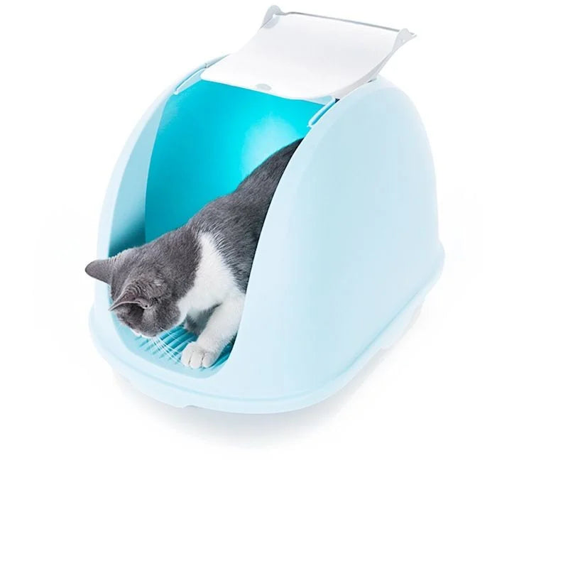 Pado Portable Cat Litter Box 56*39*42cm-Coffee