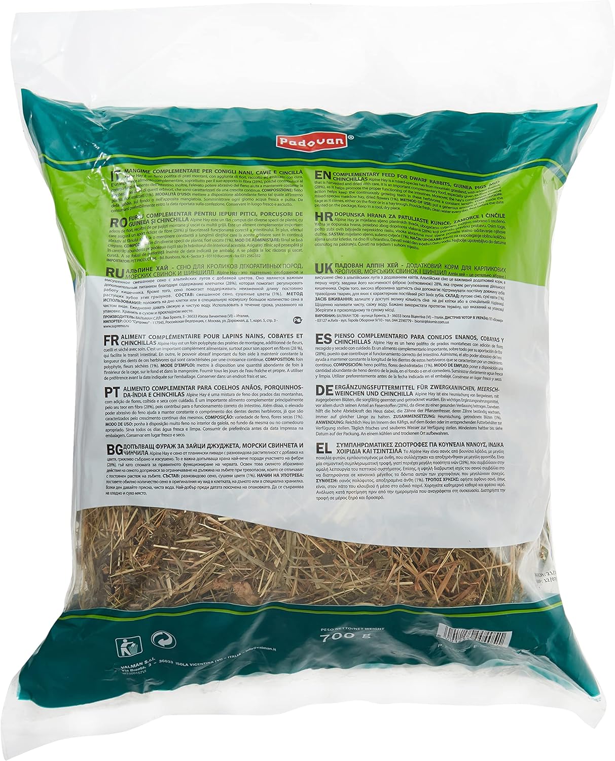 Padovan Alpine Hay 700g