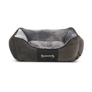 Scruffs Chester Box Dog Bed - Grey SMALL