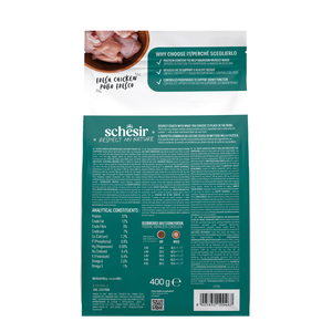 Schesir Monoprotein Senior Dry Cat Food – NutriAge 7+ Chicken-400g