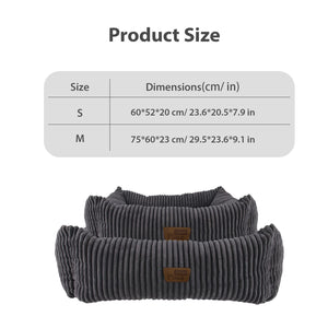 GiGwi Place Sweet Dreams Bolster Pet Bed – Square - small