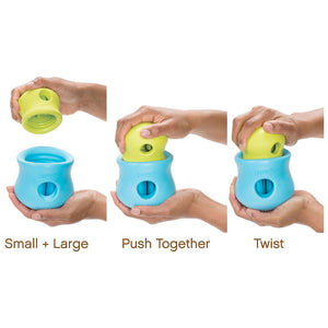 Toppl Treat Toy - small - tangerine