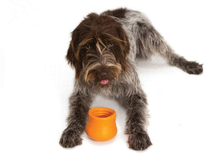 Toppl Treat Toy - large - tangerine