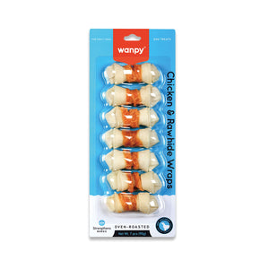 Wanpy Chicken & Rawhide Wraps -7pcs(90g)