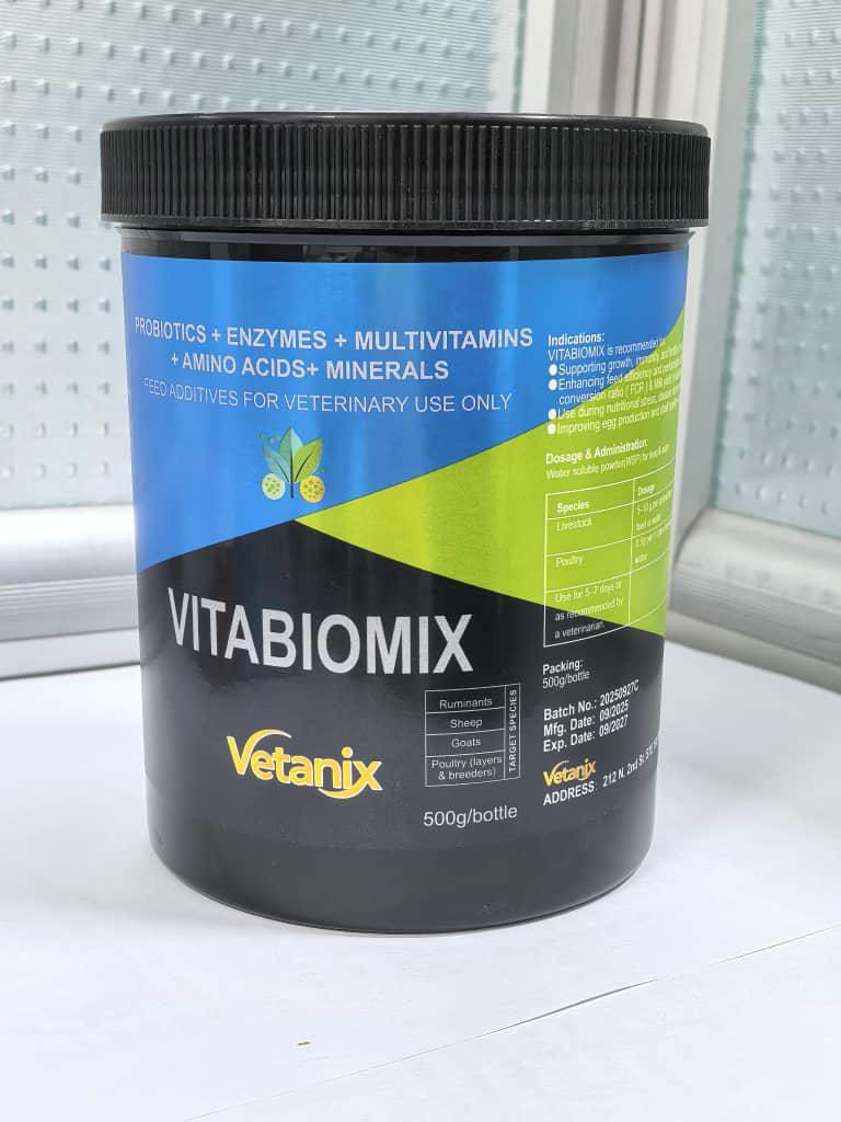 VITABIOMIX (Probiotics + Enzymes + Amino Acids) 500gm