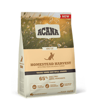 Acana Homestead Harvest Free - Run Chicken & Turkey Adult Dry Cat Food - 1.8kg - Shopivet.com