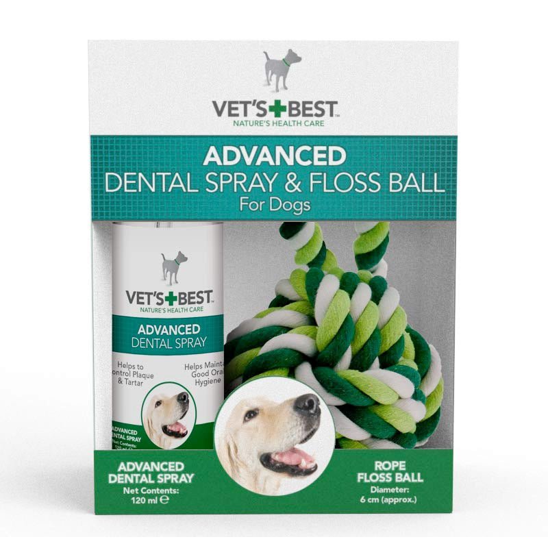 Curated visual reference: Visual Reference: Advanced Dental Spray Floss Ball For Dogs 120Ml