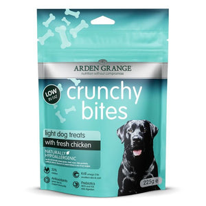 Arden Grange Crunchy Bites Chicken Light Dog Treats 225g - 225g