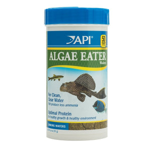 API Algae Eater Wafers Fish Food, 6.4 Oz