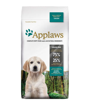 Applaws Chicken Small & Medium Breed Dry Puppy Food - 2KG - Shopivet.com