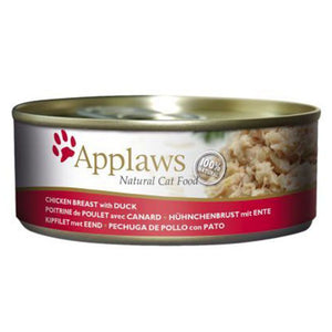 Applaws Chicken with Duck Adult Wet Cat Food 156g Tin - 156G - Shopivet.com