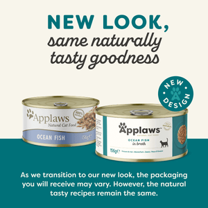 Applaws Ocean Fish Adult Wet Cat Food Tin - 156G - Shopivet.com