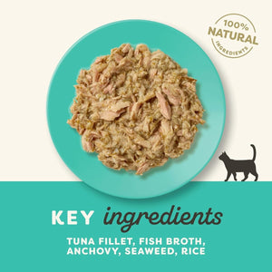 Applaws Tuna with Anchovy & Seaweed in Broth Wet Cat Food 70g Pouch - 70G - Shopivet.com