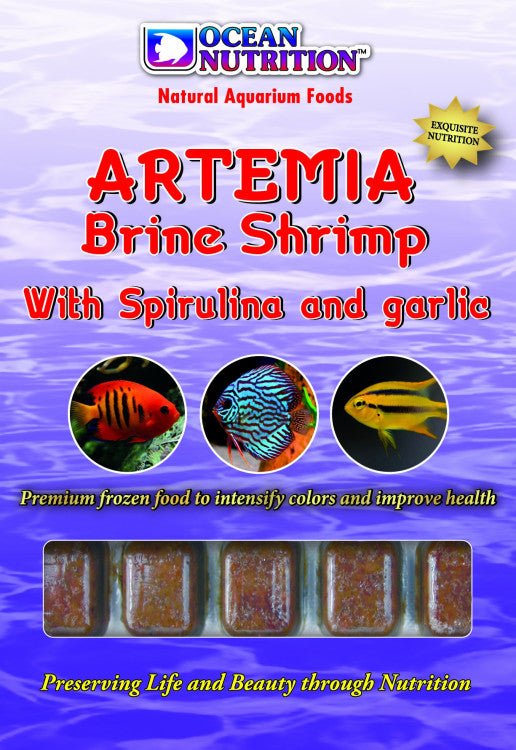 Artemia Brine Shrimp with Spirulina and Garlic 100g - Shopivet.com