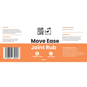 Dogslife Epsom Salt Gel MoveEase Joint Rub 250ml - 250ml