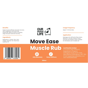 Dogslife Epsom Salt Gel MoveEase Muscle Rub 250ml - 250ml