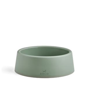 Beco Steady Food & Water Dog Bowl - Green Large