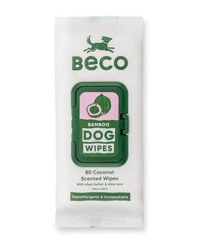 Beco Bamboo Coconut Scented Dog Wipes - Shopivet.com
