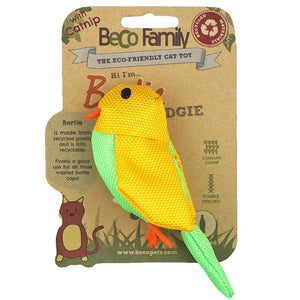 Beco Family Bertie the Budgie with Catnip Cat Toy - Shopivet.com