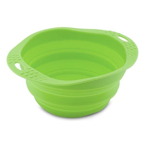 Beco Pets Collapsible Travel Dog Bowl - Green Small - Shopivet.com