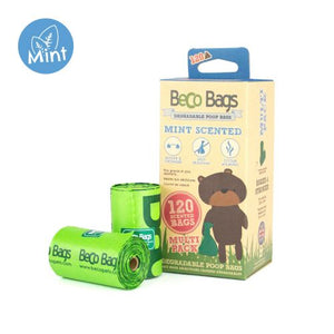 Beco Pets Mint Scented Poop Bags 120pcs - 120 pcs - Shopivet.com