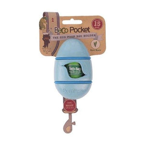 Beco Pets Pocket Eco - Friendly Poop Bag Dispenser - BLUE - Shopivet.com