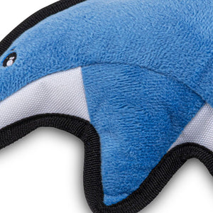 Beco Pets Rough & Tough Dolphin Recycled Dog Toy - BLUE LARGE - Shopivet.com
