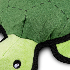 Beco Pets Rough & Tough Turtle Recycled Dog Toy - GREEN LARGE - Shopivet.com