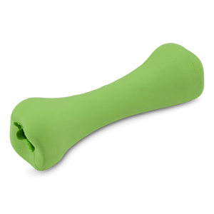 Beco Pets Rubber Treat Bone Dog Toy - Green Small - Shopivet.com