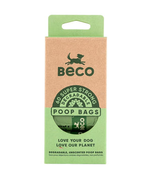 Beco Pets Unscented Poop Bags 60pcs - 60 pcs - Shopivet.com