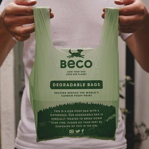 Beco Pets Unscented Poop Bags with Handle 120pcs - 120 pcs - Shopivet.com