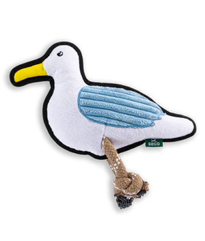 Beco Rough and Tough Seagull Soft Dog Toy - Medium - Shopivet.com
