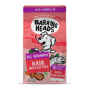Barking Heads All Hounder Hair Necessities Salmon Dry Dog Food - 2kg