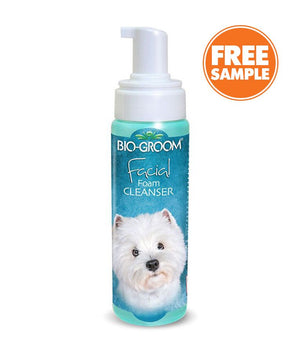 Bio - Groom Facial Foam Dog Cleanser 8oz - 8 oz. - Shopivet.com